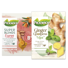 Pickwick super blends & ginger goodness